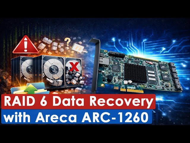 How to Recover Data from RAID 6 Created Using the Areca ARC-1260 Controller