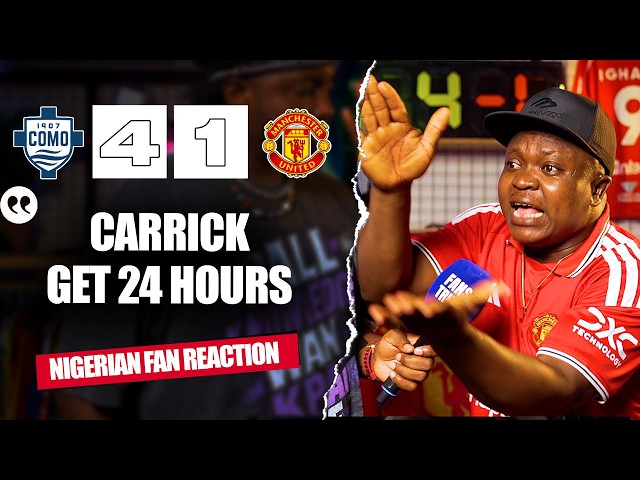COMO 4-1 MANCHESTER UNITED ( Henry - NIGERIAN FAN REACTION) -CHAMPIONS LEAGUE 2026/2027