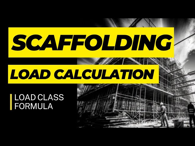 Load Calculation - Scaffolding. #othm #NVQ #level6diploma #ISO# OSHA