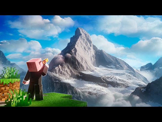 I explored the EARTH in Minecraft.