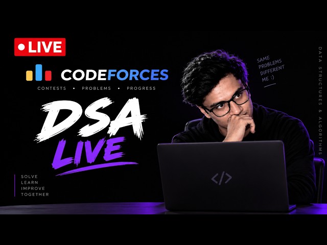 🔴 Live | Can't stop Won't Stop | DSA Live