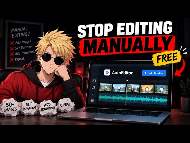 I Found a FREE Tool That Auto-Edits Your Videos 🤯