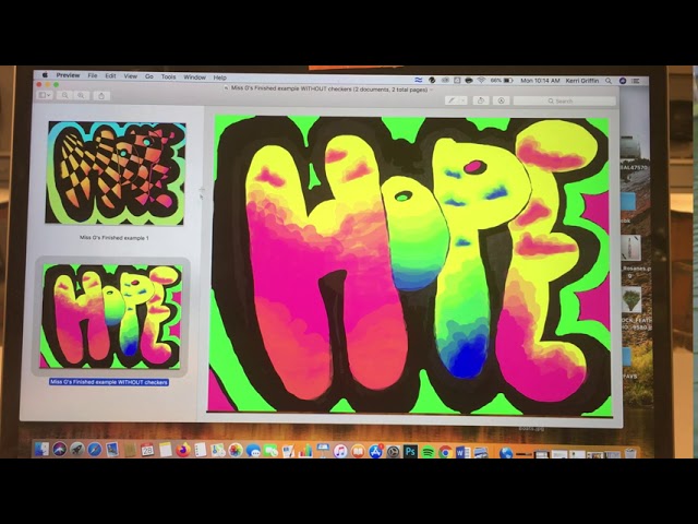Graffiti Word Kami Painting Tutorial