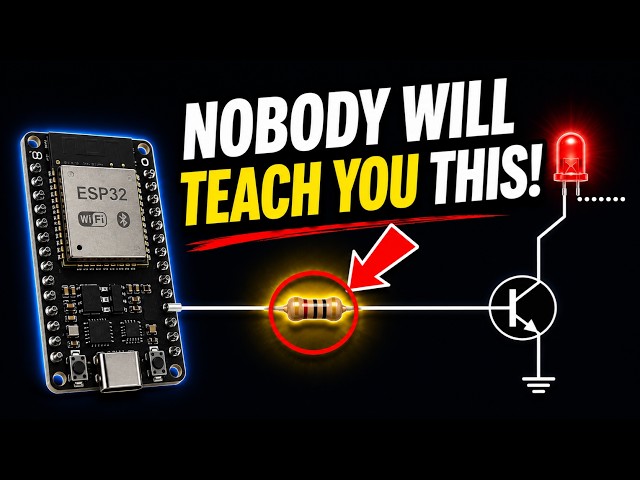 These 10 Electronics Component Will Teach you ESP32 Faster!