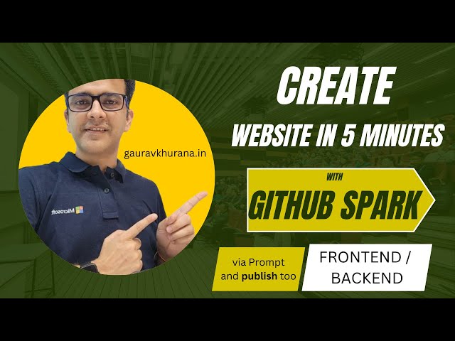 GitHub Spark: The EASIEST Way to Launch Your Website!