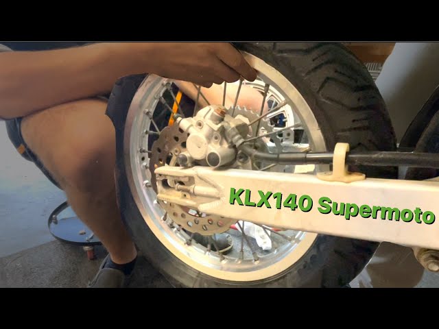 How to build a kids dirtbike into an adult supermoto!
