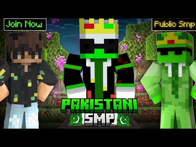 Join Minecraft Pakistani SMP 24/7🤩 Cracked Server for Java + MCPE | Best Pakistan SMP Server 2025 🇵🇰