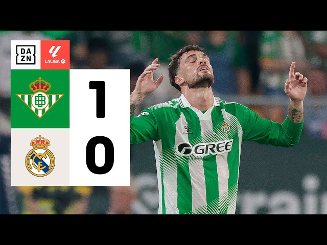 Real Betis vs Real Madrid (1-0) | Resumen y goles | Highlights LALIGA EA SPORTS