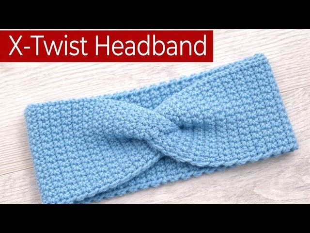 How to Crochet a Twisted Headband 🎀// Soft Stitch 