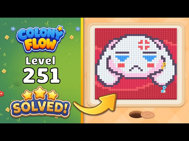 Colony Flow! - Level 251 Walkthrough 🧩 | Solution & Gameplay (ABI GAMES) 🐜