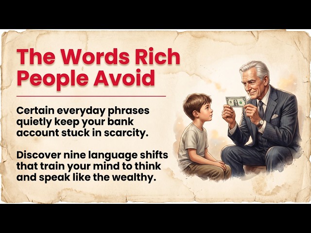 The Words Rich People Never Say — And the Poor Repeat Daily | Improve Your English
