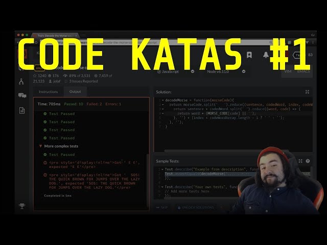 Code Katas #1 - accum, binary-addition, century-from-year, final-grade, morse-code