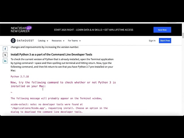 How to download and install python on mac