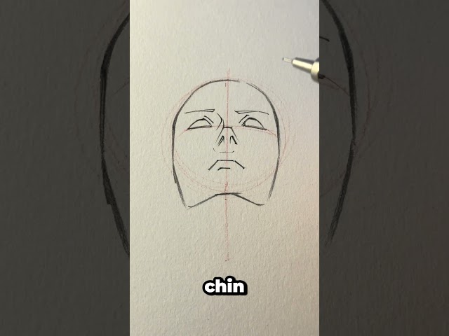 How to draw chin from Lower Angle || Jmarron