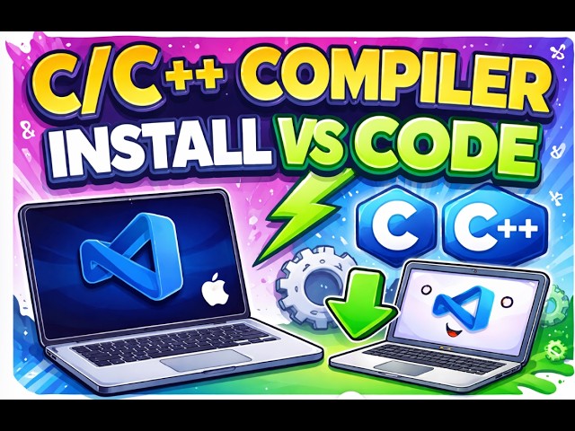 Install C/C++ Compiler | VS Code on Mac (Step-by-Step)