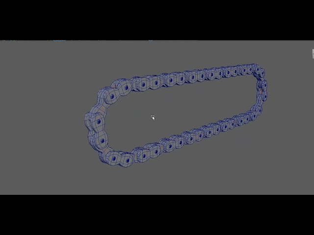 How to create a chain animation in Autodesk Maya in a few minutes