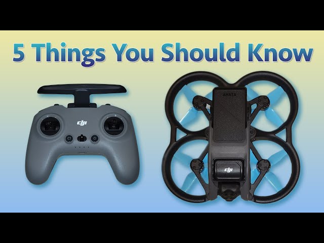 DJI AVATA - Tips and Tricks - Flying with the Controller 2