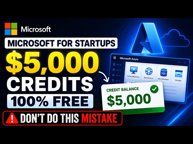 Microsoft Azure $5,000 Credits FREE | DON'T MAKE THIS MISTAKE!