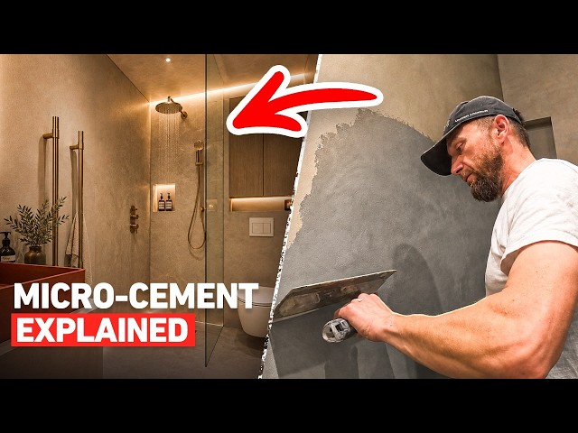 The Death of Bathroom TILES..Micro-Cement Explained