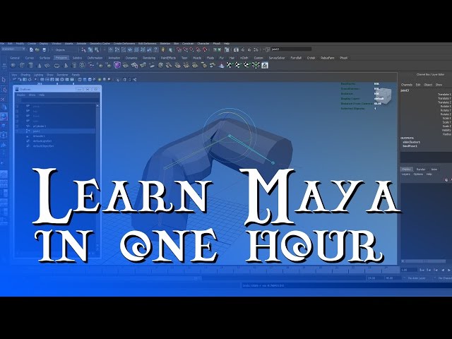 Maya for Beginners - Learn Maya fast in 1 hour