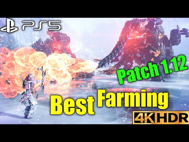 Best Farming Location Horizon Forbidden West Update 1.12 Patch PS5 Gameplay Walkthrough 4K 60FPS HDR
