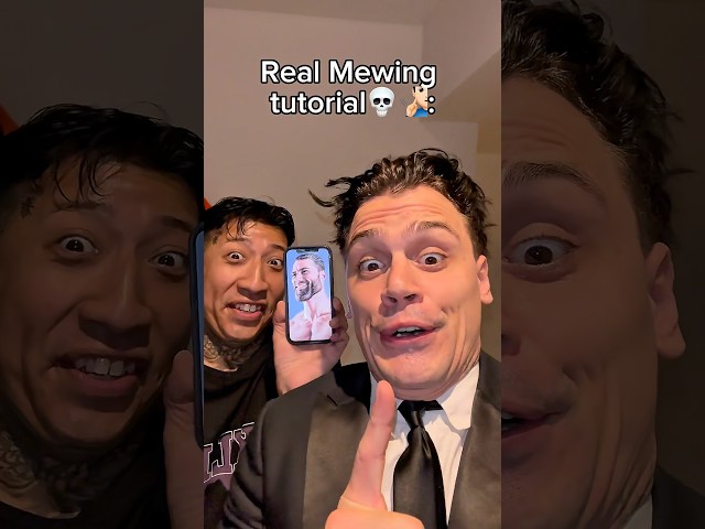 Real mewing tutorial💀🧏🏻‍♂️🤫#real #mewing #tutorial #jawline #shelove