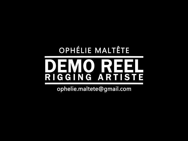 Demo Reel Rigging