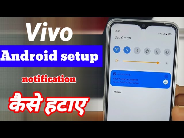 Vivo mobile Android setup Kaise hataye Android SetupV2207setup in progress Tap to finish V2207 setup