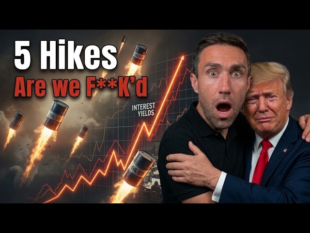 Stocks Fall AGAIN. Oil Up, Yield Pain, 5 Hikes, AI.. uhg