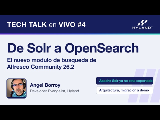 De Solr a OpenSearch: la nueva busqueda de Alfresco Community 26.2