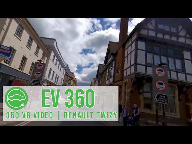 Insta360 OneX VR Tour of Salisbury in a Renault Twizzy