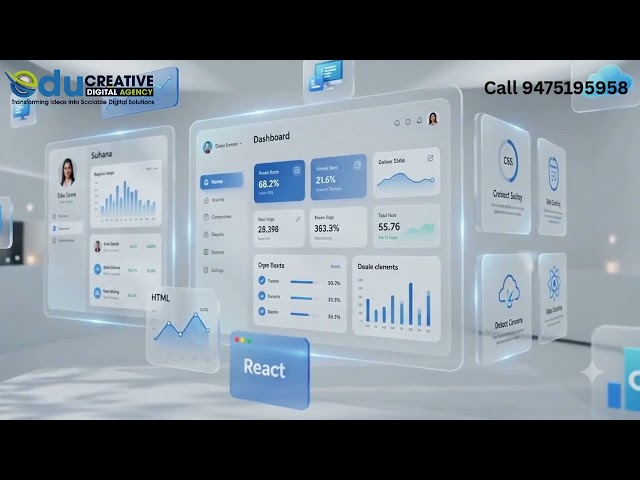 Full Stack Web Development Company | Custom Web Development Services | Edu Creative Digital Agency