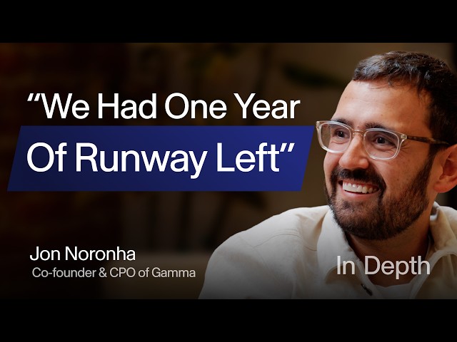 Behind Gamma’s last-chance AI pivot | Jon Noronha (Co-founder and CPO of Gamma)