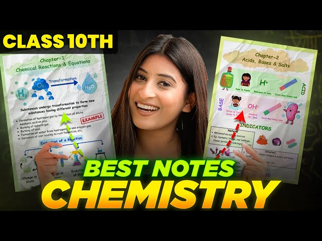 Best Science Notes for CLASS 10 Boards 2025🔥Score 98+ marks in Science Guaranteed 😎
