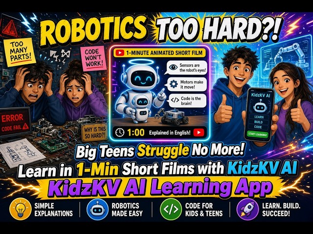 KidzKV AI Learning APP Grades KG to 12 with Top 10 International Curriculum #KidzKV #AILearningApp
