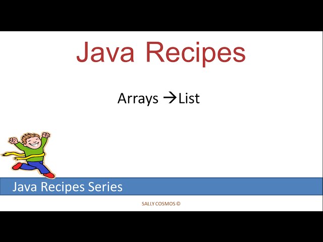 How to Convert Arrays to List