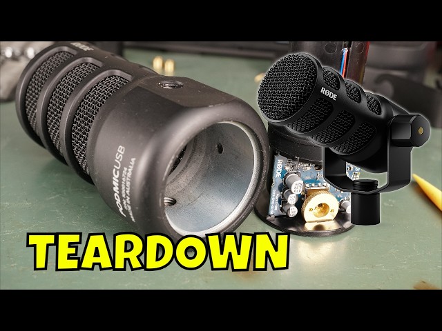 EEVblog 1766 - FAILED Rode PodMic USB Teardown
