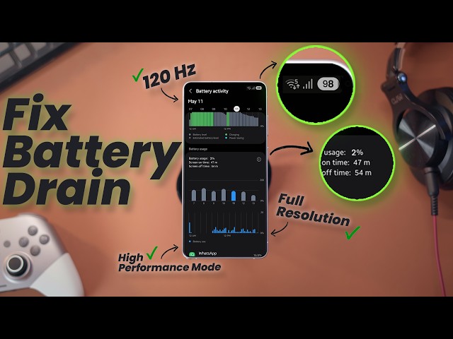 Samsung Battery Drain Fix: 12 Hidden Settings That Will DOUBLE Your Battery Life!