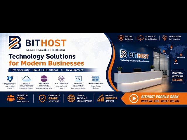 Bithost | Technology Solutions for Modern Businesses | Cybersecurity, Cloud, Odoo & AI