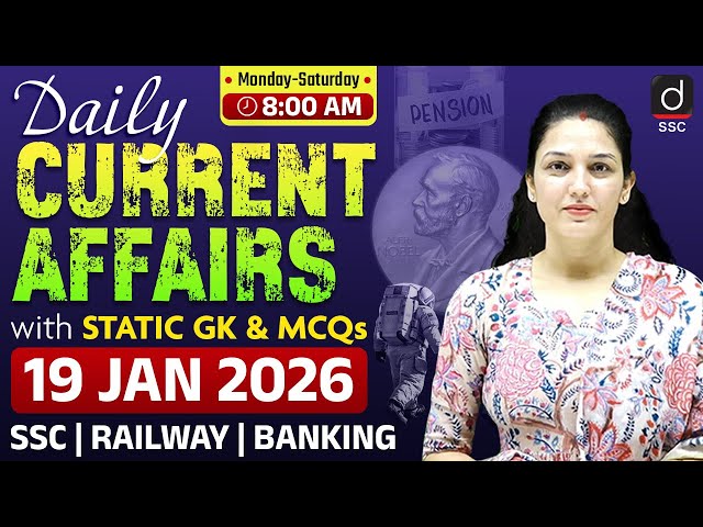 Current Affairs Today | 19 January 2026 Current Affairs | Daily Current Affairs by NAMU Mam