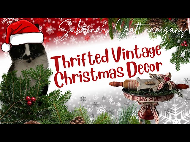 EASY PRIMITIVE Christmas DIYS #thrift #christmas #diy  #vintage #crafts #primitive 