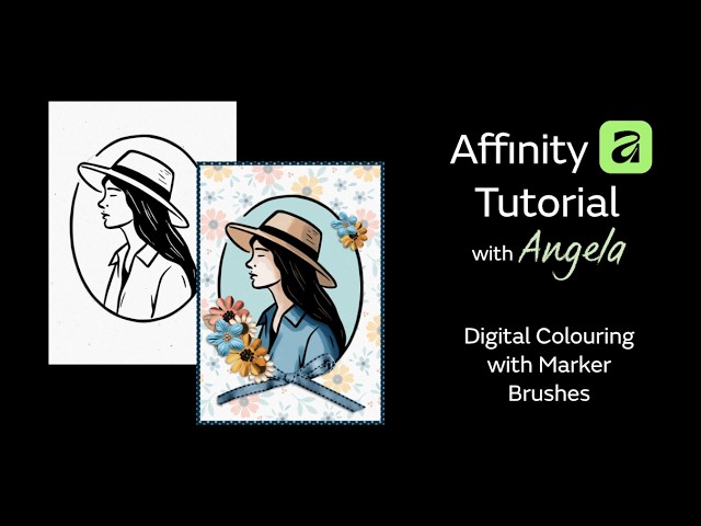 Digital Colouring in Affinity Tutorial - Marker Brushes