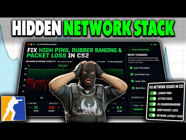 CS2 Network Acting Weird? Fix Ping, Jitter & Packet Loss | Microsoft-Documented Fixes