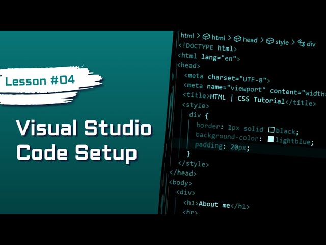 VSCode Setup For Beginners In Minutes! | HTML & CSS #04