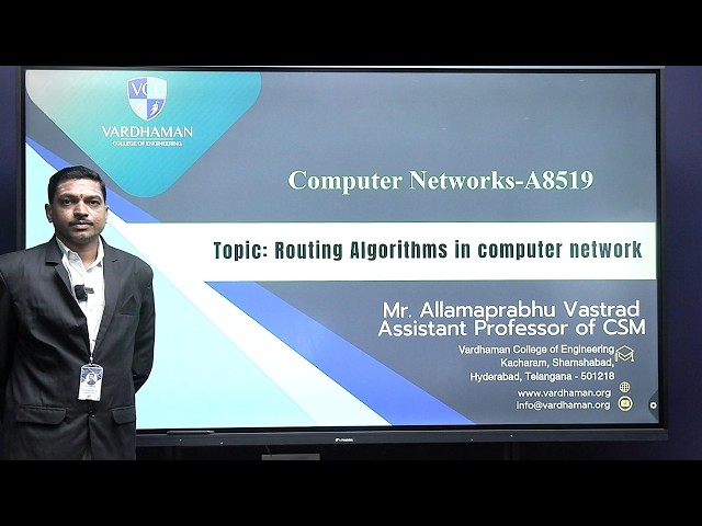 Computer Networks - Routing Algorithms in computer networks Shortest Path Routing Algorithm