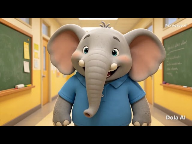 Studying and Learning with Lucas the Student Elephant