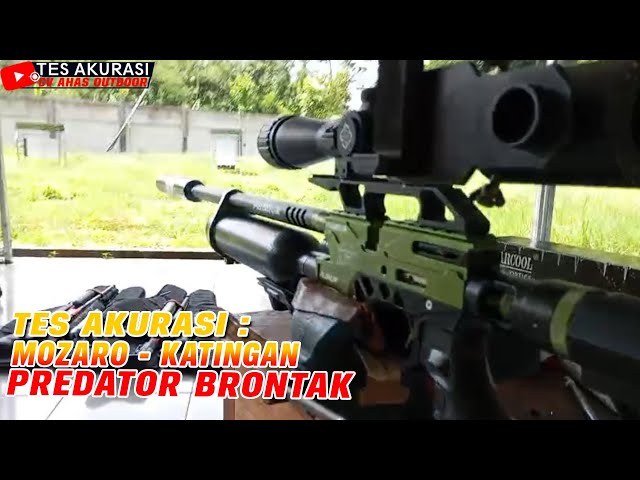 Accuracy Test of the Predator Brontak Air Rifle Ordered by the Boss of Mozaro, Katingan