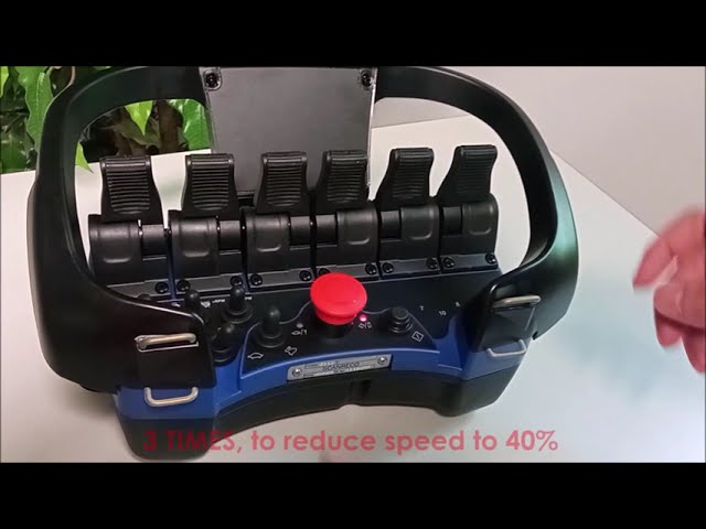 Micro-speed control for Scanreco RC400 radio remote controls