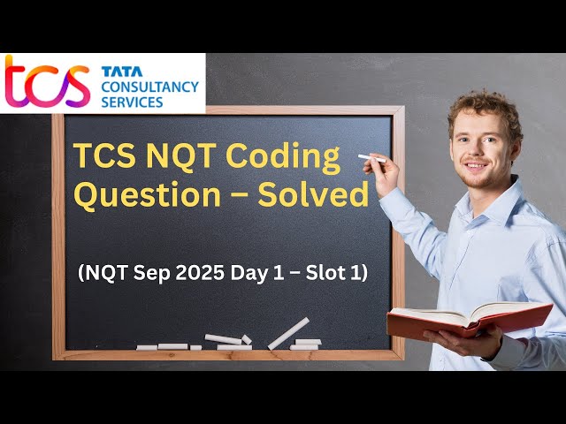 TCS NQT Sep 2025 Day 1 Slot 1 Coding Question - Solved! | Step by Step using C language