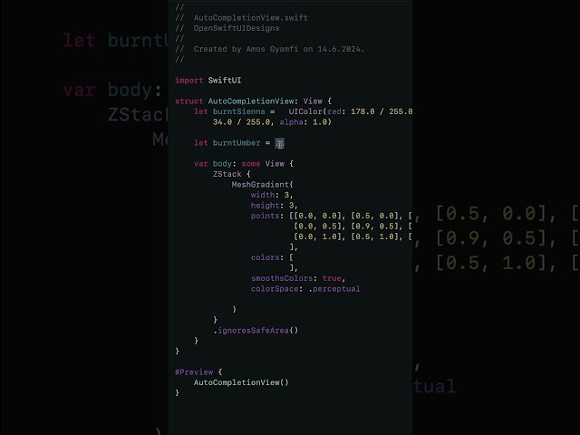 Xcode Code Completion